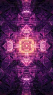 梦幻紫色几何抽象炫光图案