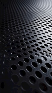 黑色穿孔金属质感纹理