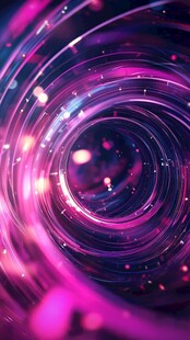 梦幻紫色漩涡科技光效