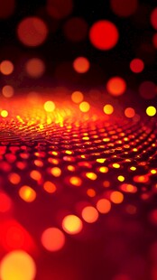 绚丽红光粒子动感背景图