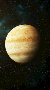 壮观木星闪耀浩瀚宇宙