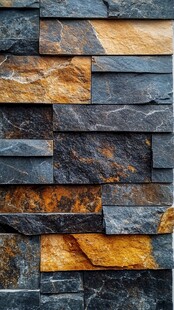 石砌墙面纹理 自然美感