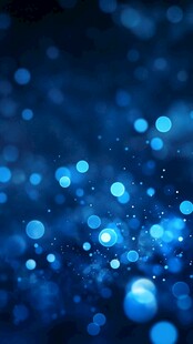 梦幻蓝色光斑背景效果