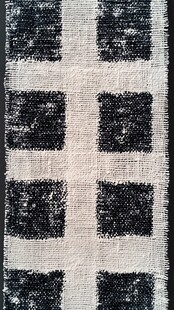 黑白方格图案地毯纹理