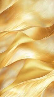 金色流动质感丝绸纹理