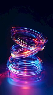 炫彩光绘螺旋线条艺术