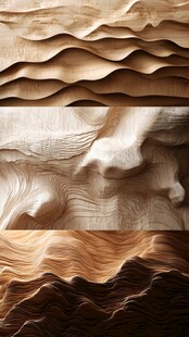 纹理丰富的自然风木质图案