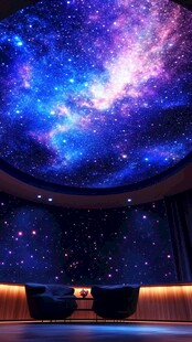 梦幻星空主题室内空间