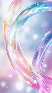 梦幻炫彩流体艺术背景