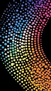 彩色波点渐变图案背景