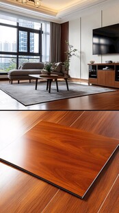 现代客厅搭配优质木地板