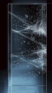 科技感线条玻璃特效画面