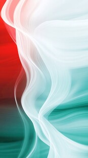 红蓝渐变动感流体背景