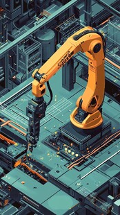 工业机械臂精密作业场景