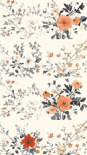 花卉图案设计素材