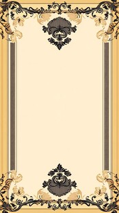 欧式复古华丽边框装饰图