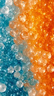 梦幻双色气泡纹理背景