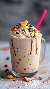 缤纷奶昔 甜蜜多彩的味蕾诱惑