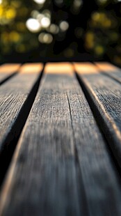 木质台面 自然光影之美