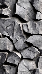 碎裂石块纹理特写