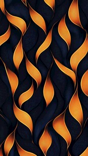 火焰波浪纹理图案设计