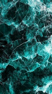 蓝绿色大理石纹理背景