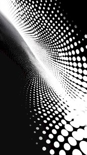 黑白波点抽象动感背景图