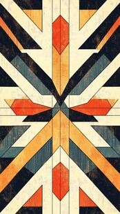 几何拼接图案 复古风纹理