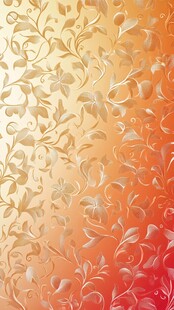 渐变花卉纹理背景图案