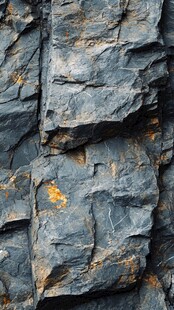 粗糙嶙峋的岩石纹理特写