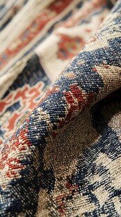 复古花纹精美织物纹理