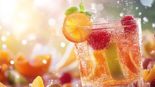 清凉缤纷水果鸡尾酒