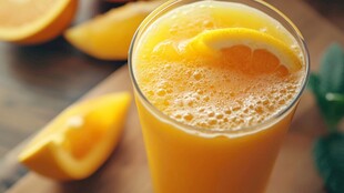 鲜榨橙汁 满满维C活力