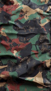 迷彩布料纹理特写