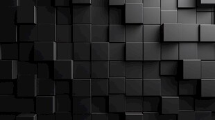 黑色立体方块背景纹理