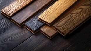 多样实木地板展示