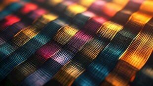 多彩编织纹理图案