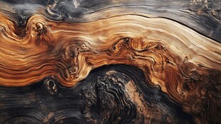 天然纹理的绝美木材画面