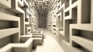 迷宫通道 探索无尽几何空间