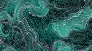 流动绿纹抽象背景图案