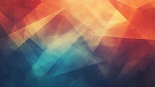 多彩几何抽象背景图案