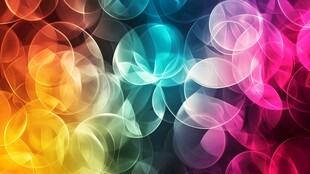 梦幻炫彩光斑背景图案