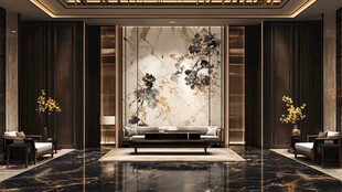 新中式奢华大气客厅空间