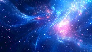 梦幻绚丽的宇宙星空景象