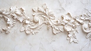 白色大理石精美浮雕装饰