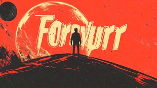 未来探索者的孤独剪影