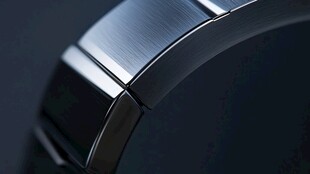 精致金属表带细节特写