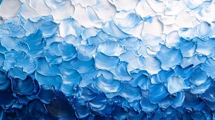 蓝色渐变肌理抽象艺术画面