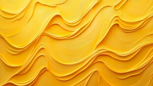 黄色波浪纹理创意背景图