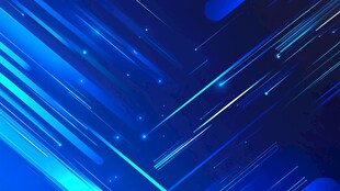 蓝色科技感动感线条背景